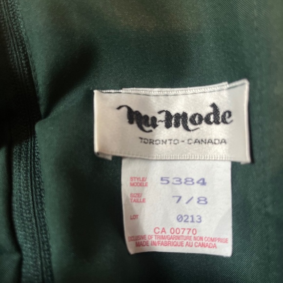 Vintage Velvet Off--the Shoulder Size 7/8 - NUMODE - Picture 7 of 16